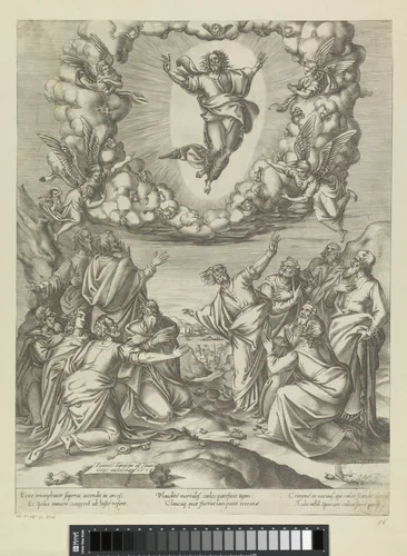Hemelvaart by Unknown, print, 1574