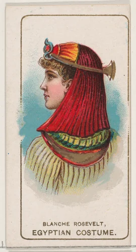 Blanche Rosevelt in Egyptian Costume, from the set Actors and Actresses, Second Series (N71) for Duke brand cigarettes by W. Duke, Sons & Co., print, 1888-1890