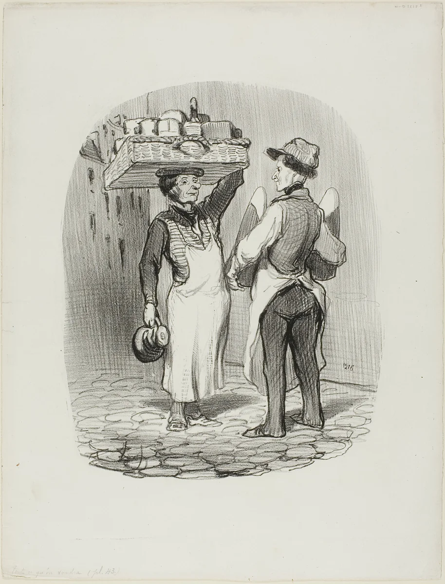 Business Envoys, plate 43 from Tout Ce Qu'on Voudra by Honoré-Victorin Daumier, print, 1848