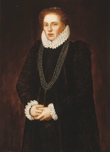 Portrait of Françoise de Witte (d. 1605/6) by anonymous, painting, 1580