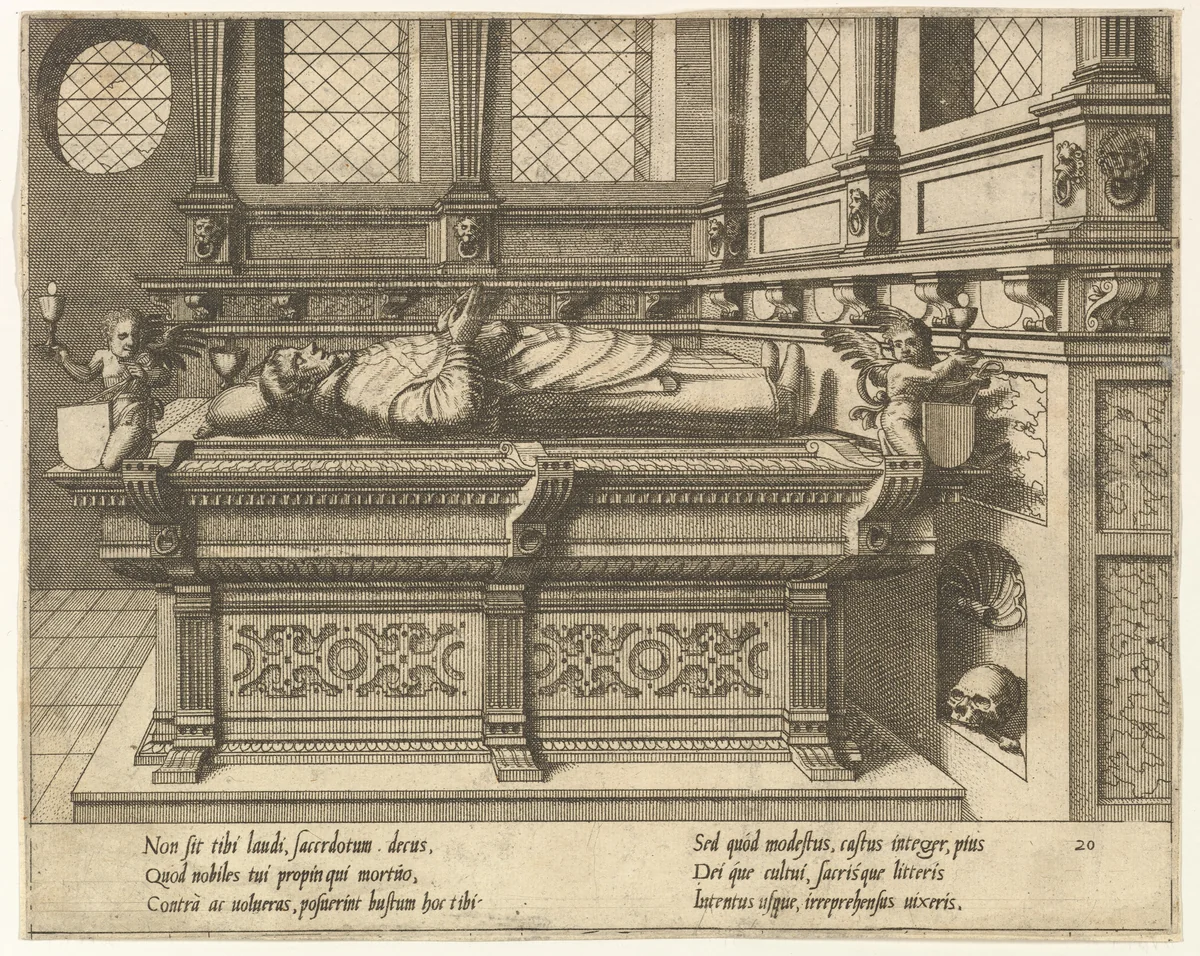 Cœnotaphiorum (20) by Hans Vredeman de Vries, print, 1563
