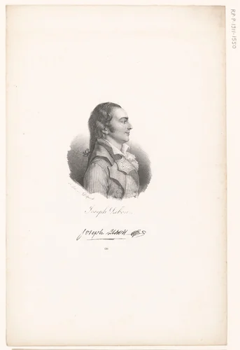Portret van Joseph Le Bon by anonymous, print, 1818-1842