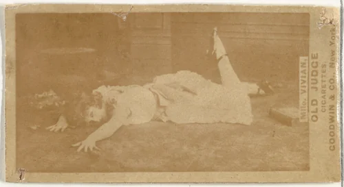 Mlle. Vivian, Paris, from the Actors and Actresses series (N171) for Old Judge Cigarettes by Goodwin & Company, photograph, 1886-1890