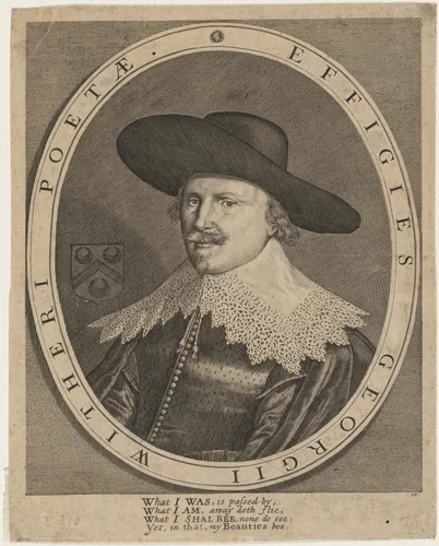 George Wither, Poet by John Payne, print, 1635