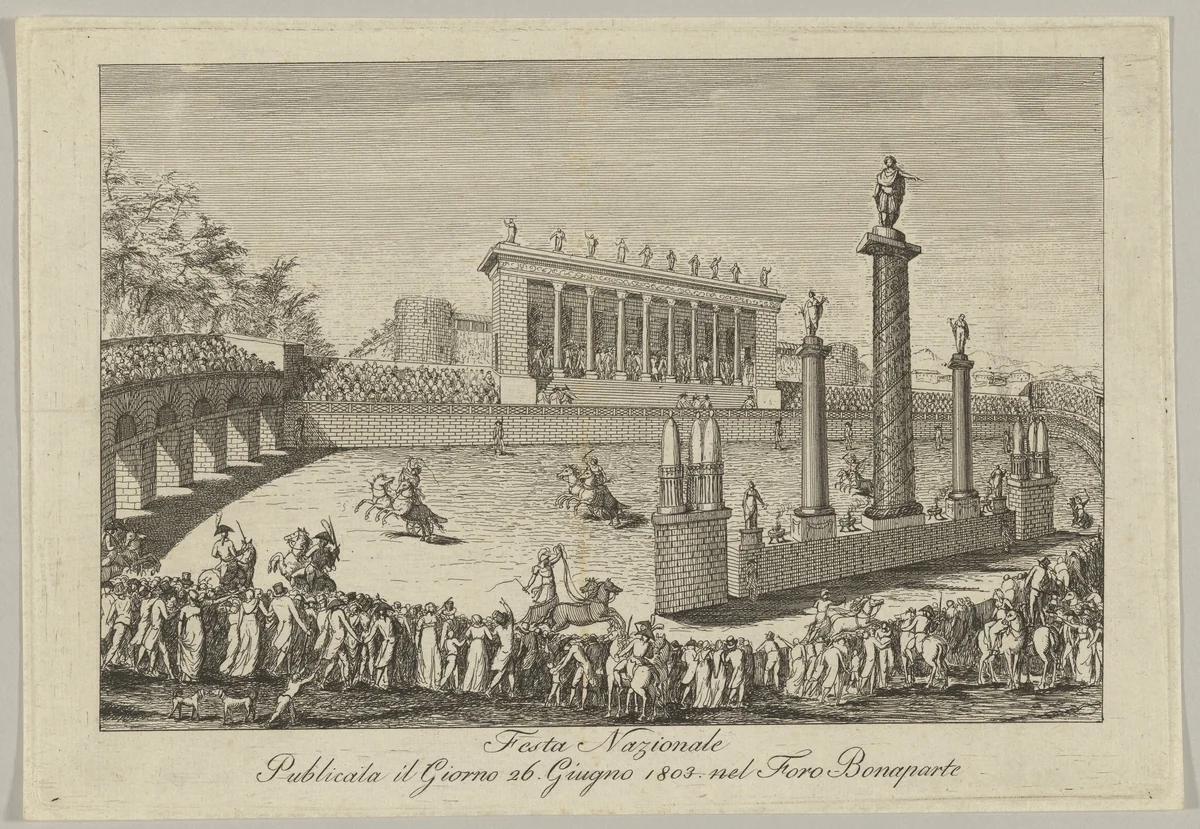 Festa Nazionale (National Holiday) by Italian 19th Century, print, 1803