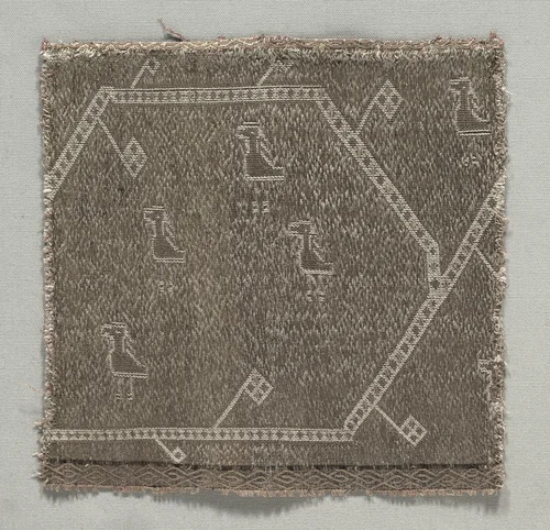 Fragment of a Chasuble Orphrey Cross Band by Unknown, textile, 1000-1099