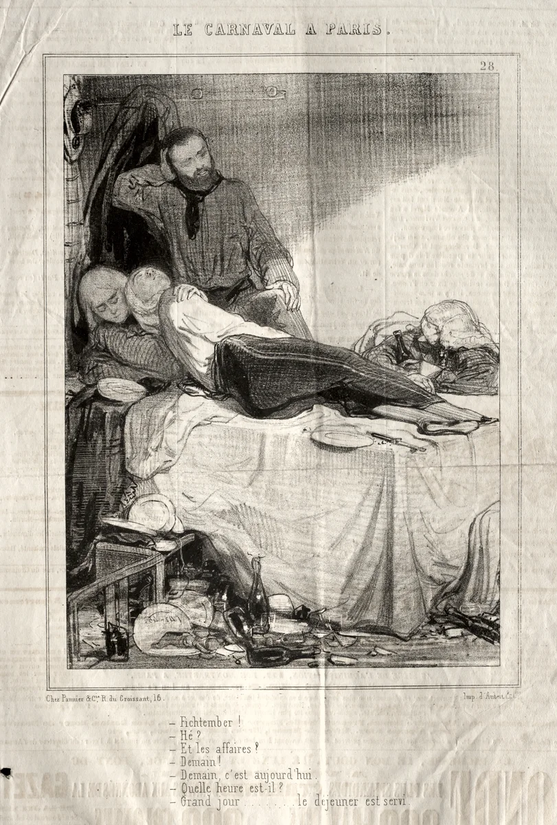 Carnaval by Paul Gavarni, print, 1841-1843