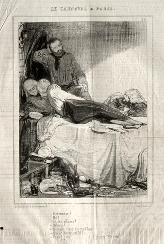 Carnaval by Paul Gavarni, print, 1841-1843