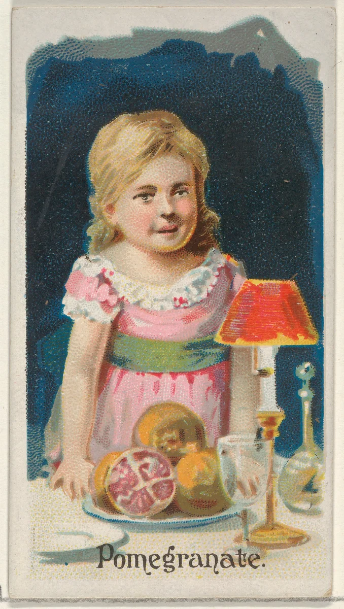 Pomegranate, from the Fruits series (N12) for Allen & Ginter Cigarettes Brands by Allen & Ginter, print, 1891