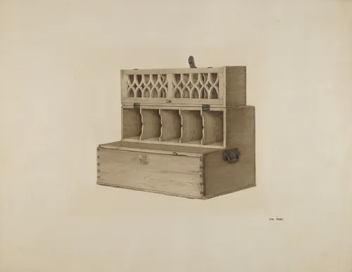 Surgeon's Field Desk and Kit by Eva Perry, index of american design, 1941