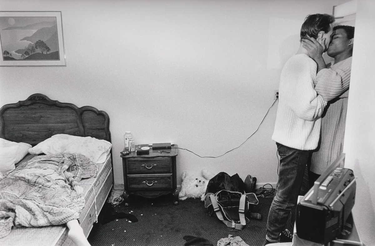 The Sugar Daddy's Motel Room by Jim Goldberg, photograph, 1988