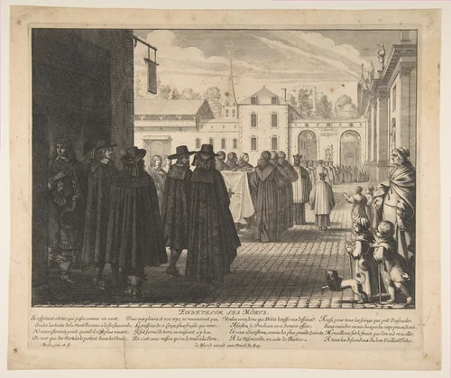 Burying the Dead by Abraham Bosse, print, 1635