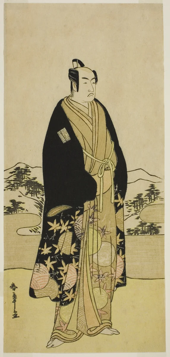 The Actor Ichikawa Monnosuke II in an Unidentified Role by Katsukawa Shunsho (勝川 春章), print, 1780-1784