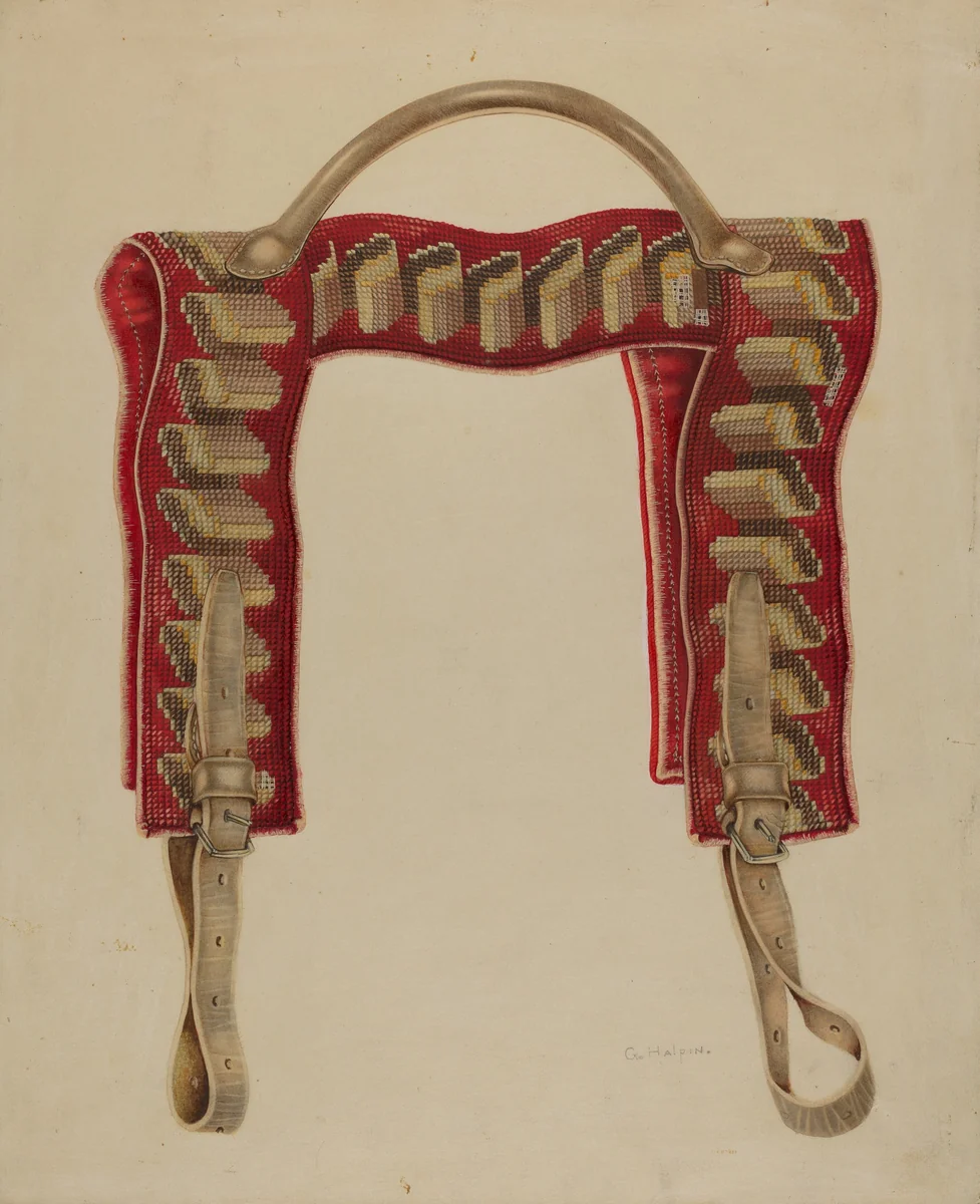 Shawl Strap by Grace Halpin, index of american design, 1938