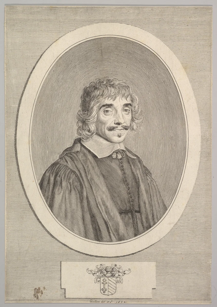 Jean Perrault by Claude Mellan, print, 1652