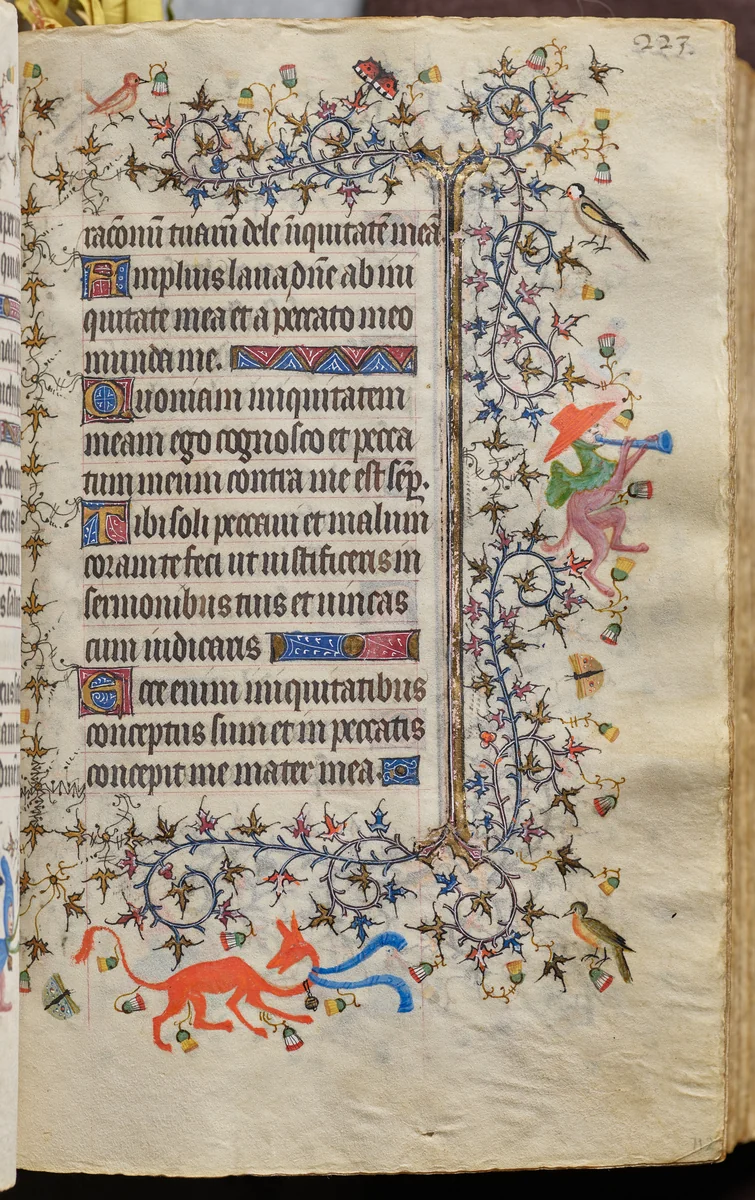 Hours of Charles the Noble, King of Navarre (1361-1425): fol. 112r, Text by Master of the Brussels Initials and Associates, book, 1400-1410