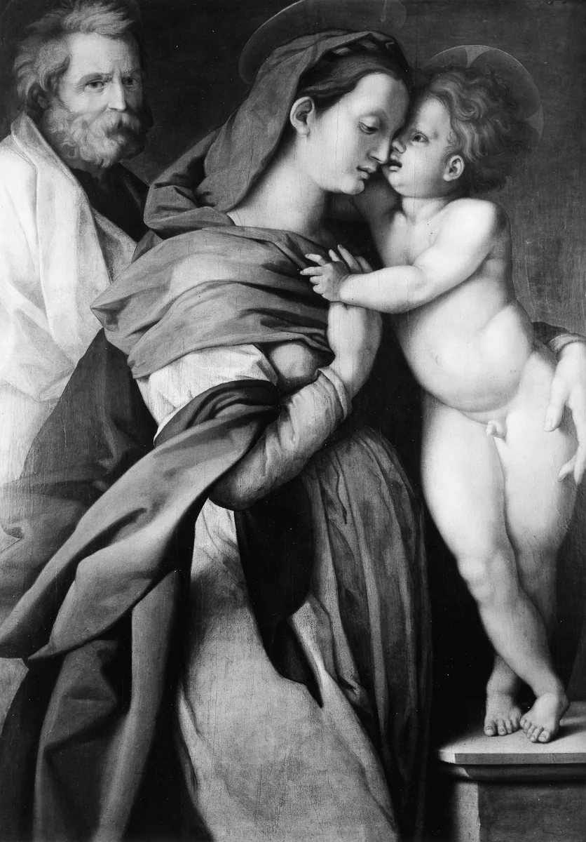 Holy Family by Jacopino del Conte, painting, 1535-1598