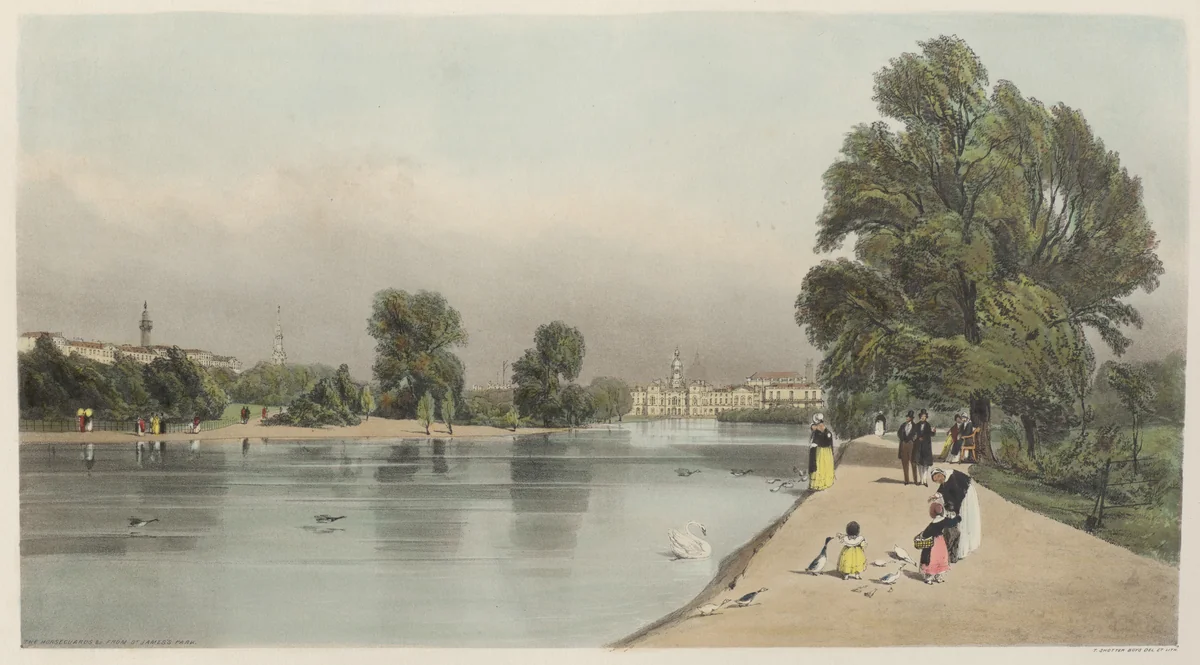 London As It Is: The Horse-Guards, from St. James's Park by Thomas Shotter Boys, book, 1842
