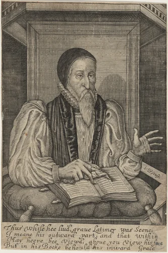 Hugh Latimer by George Gifford, print, 1560-1700