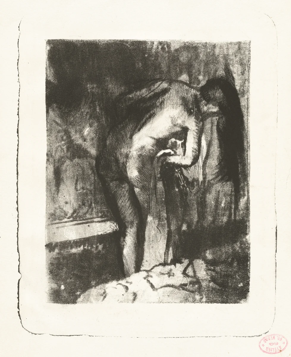 Après le Bain II (After the Bath II) by Edgar Degas, print, 1891-1892