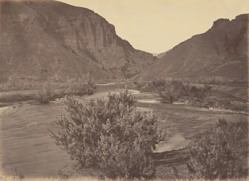 Plate 37. Willhelmina Pass, from the East by Andrew Joseph Russell, photograph, 1869