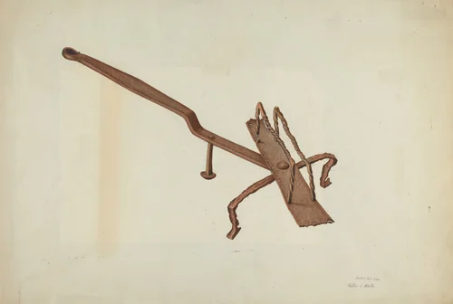 Fireplace Toaster by Walter L. Webster, index of american design, 1939