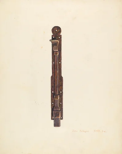 Bolt by John Petrucci, index of american design, 1939