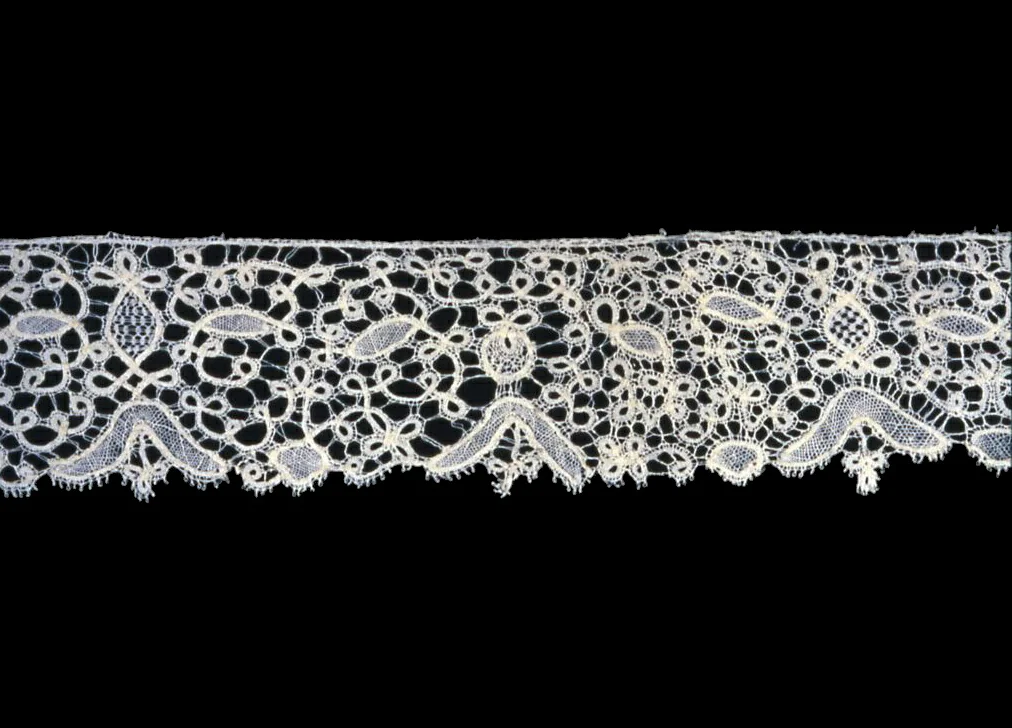 Border by Belgium, Flanders, Brussels, textile, 1675-1725