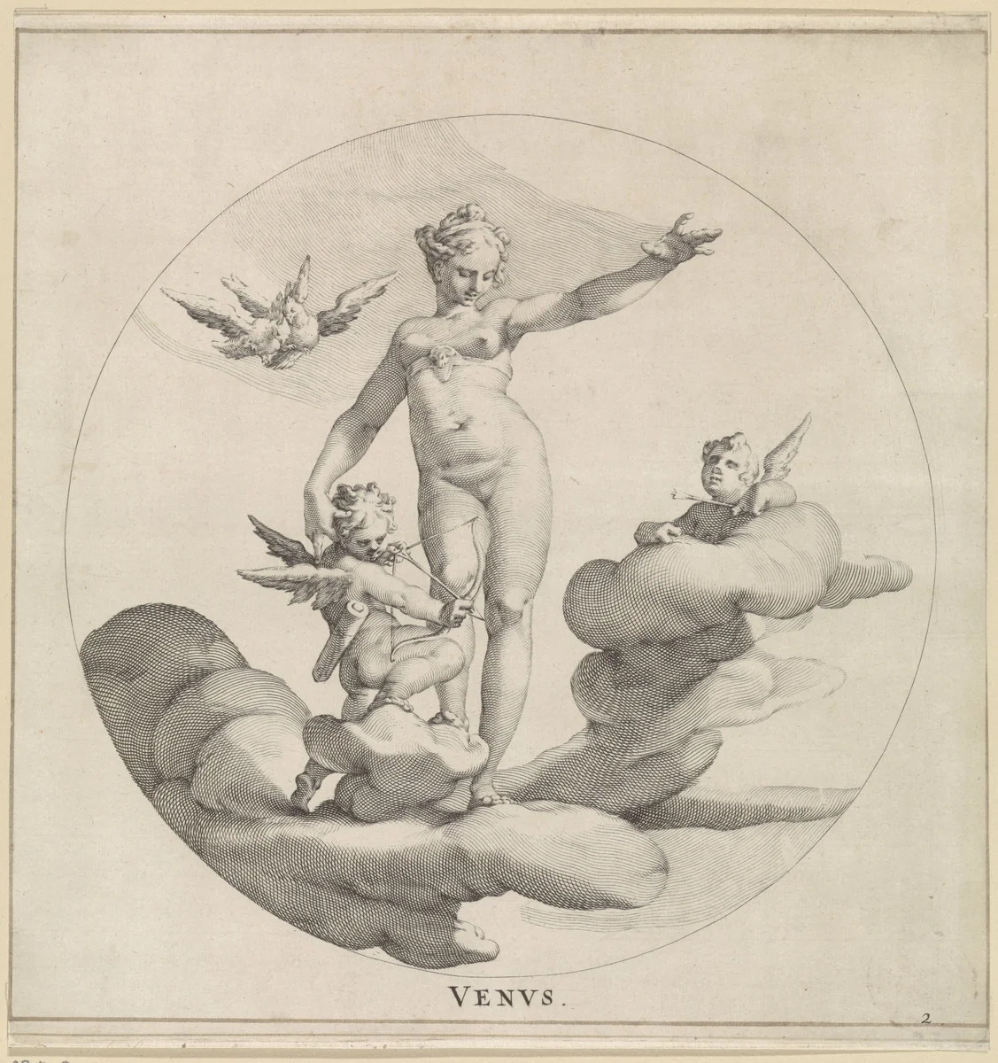 Venus by Unknown, print, 1590-1637