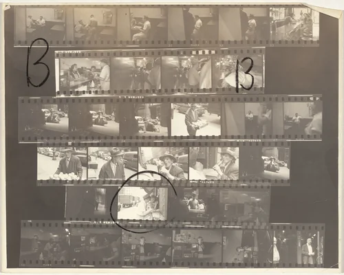 11th Street story 13/People You Don't See 4 by Robert Frank, photograph, 1951