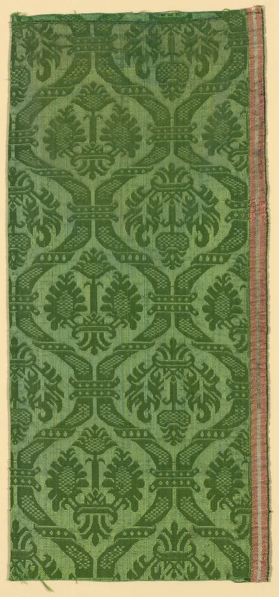 Fragment by Italy, textile, 1575-1625