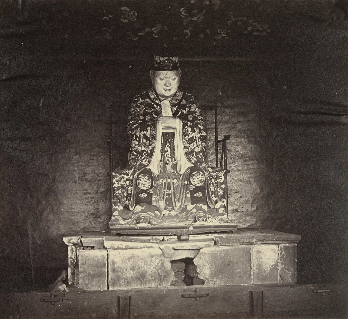 Confucius, Canton by Felice Beato, photograph, 1860
