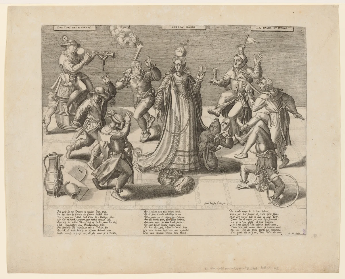 The Dance of the World by Pieter Baltens, print, 1530-1570