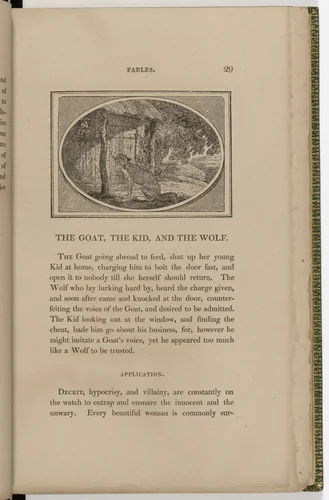 Headpiece (page 29) from The Fables of Aesop by Thomas Bewick, illustrated book, 1818