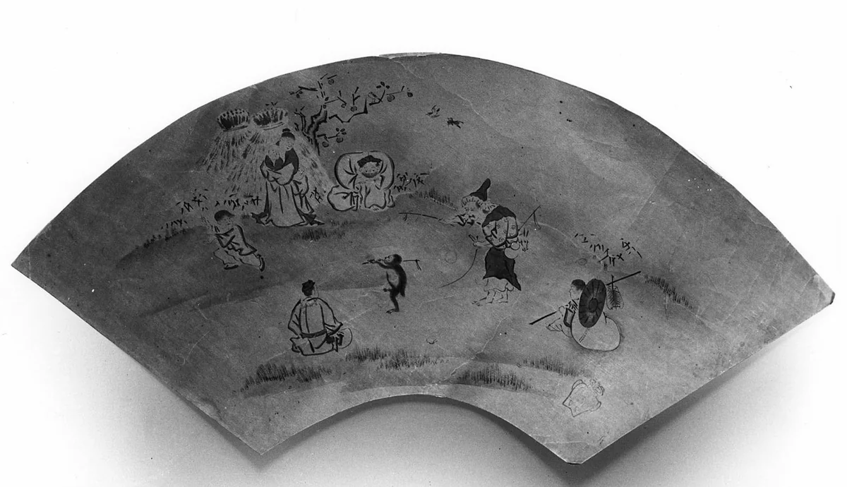 Street Show by Kano Motonobu (狩野元信), painting, 1600-1615