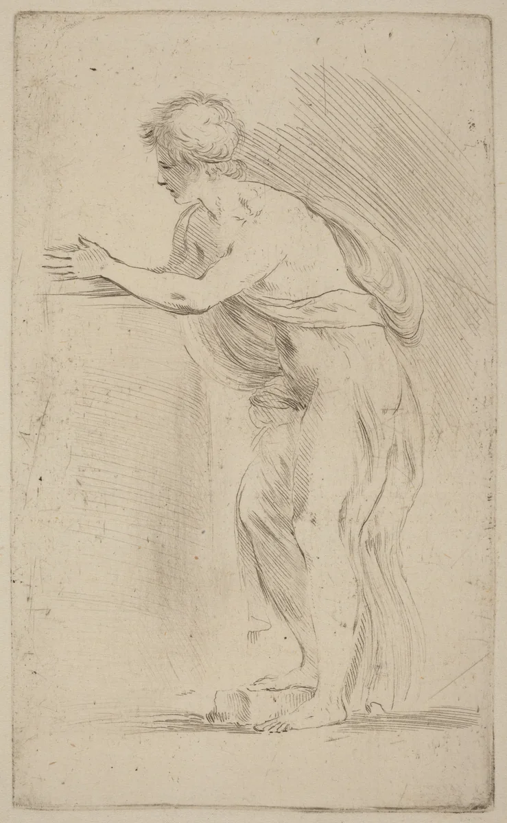 Academy of a Young Man by Stefano della Bella, print, 1610-1664