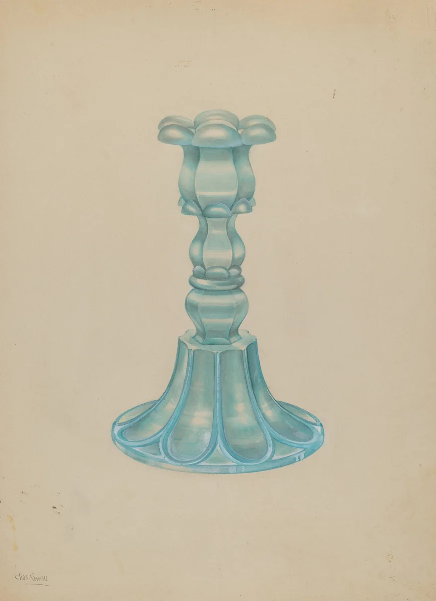 Candlestick by Charles Caseau, index of american design, 1938