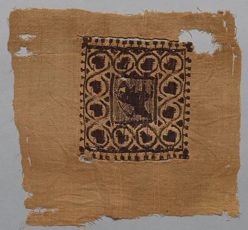 Fragment, with Segmentum, from a Tunic by Unknown, textile, 500-599