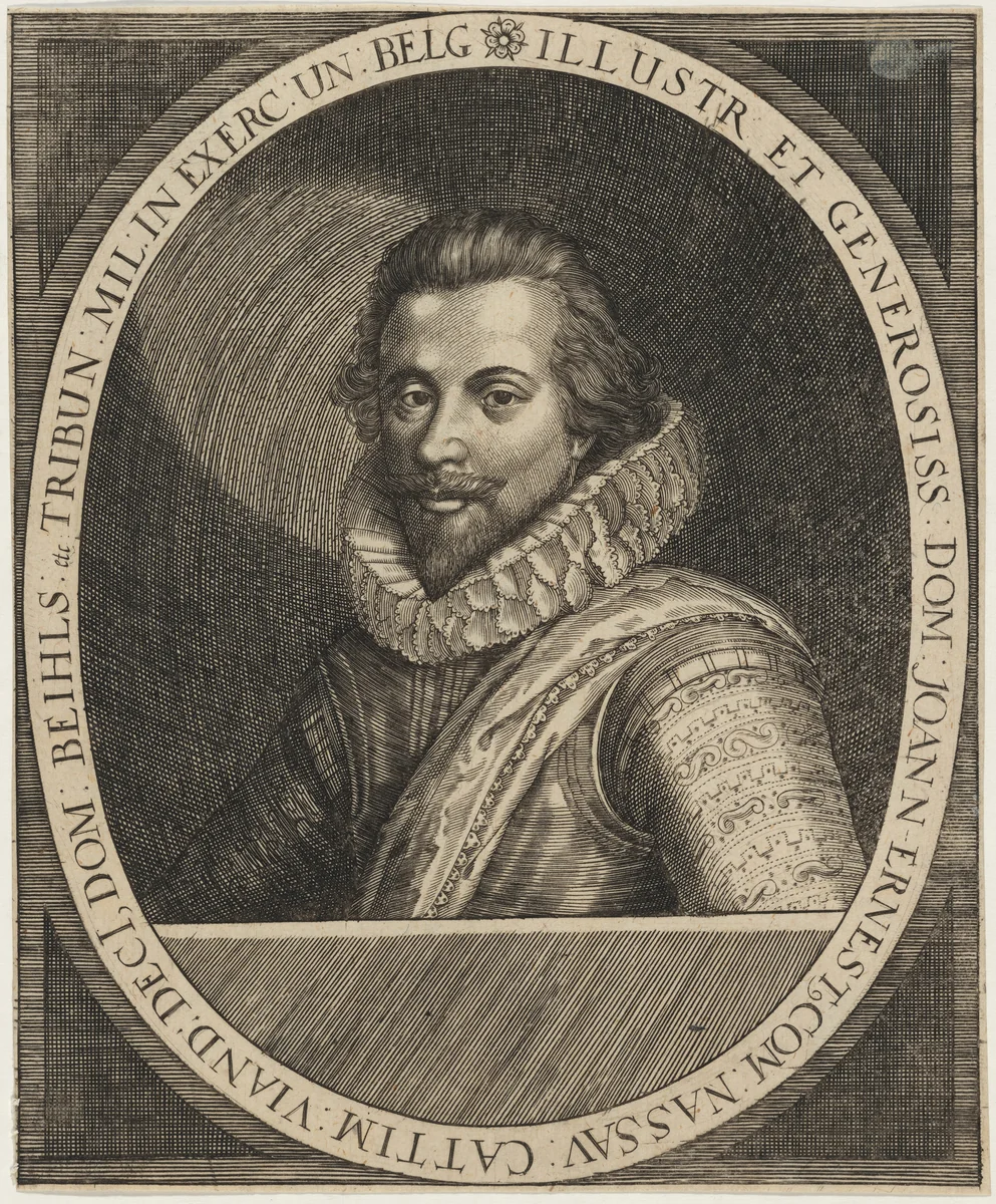 John Ernest of Nassau by Unknown 19th Century, print, 1800-1899