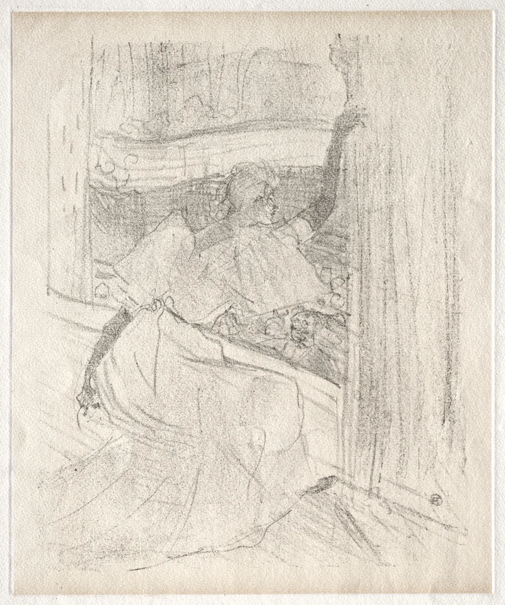 Yvette Guilbert: Saluant le public by Henri de Toulouse-Lautrec, print, 1898