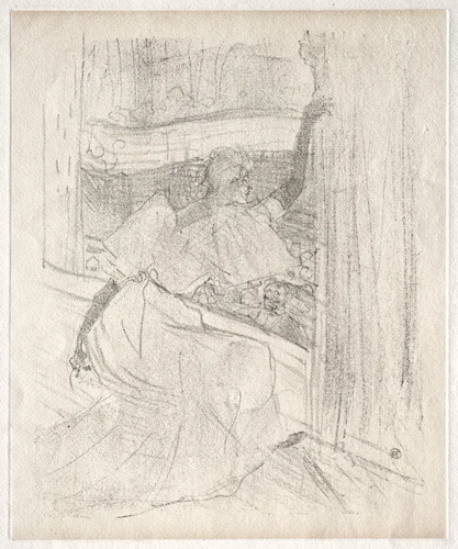 Yvette Guilbert: Saluant le public by Henri de Toulouse-Lautrec, print, 1898