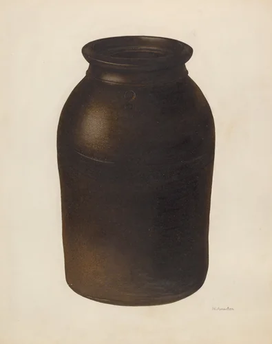 Jar by Nicholas Amantea, index of american design, 1939