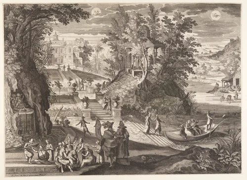 May/June, from The Twelve Months by Aegidius Sadeler II, print, 1615