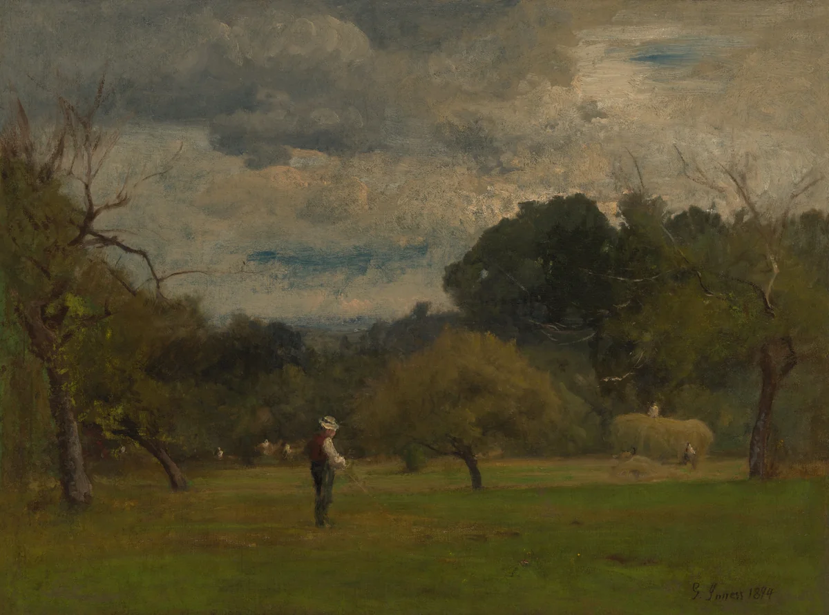 Harvest, Montclair, New Jersey by George Inness, painting, 1884
