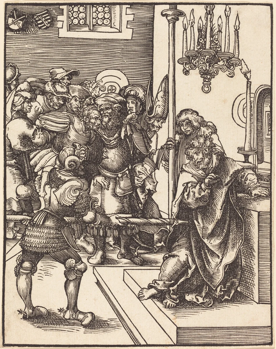 Saint Thomas by Lucas Cranach, print, 1472-1553