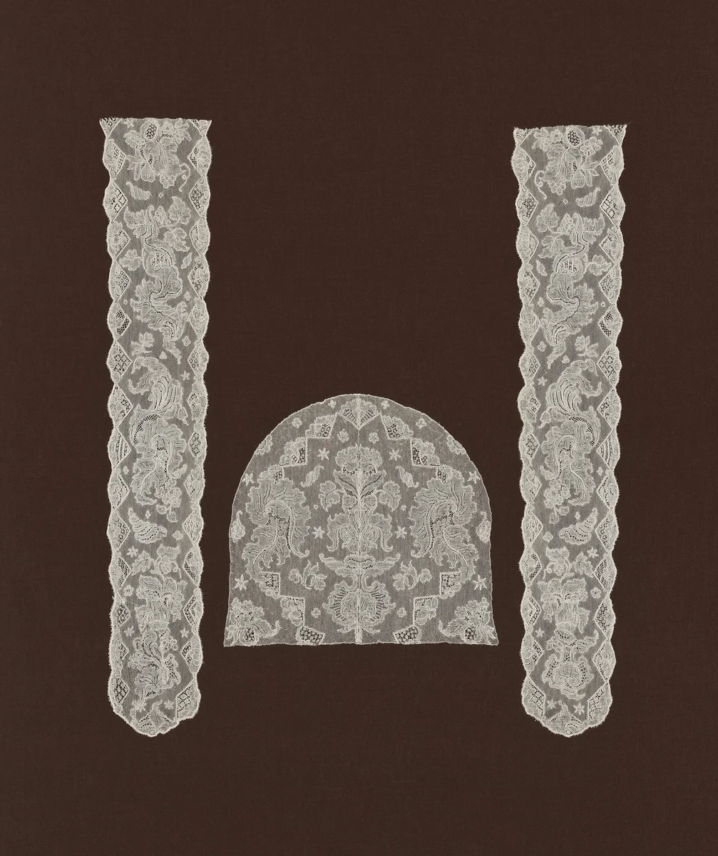 Lappet by Belgium, Flanders, Mechlin, other, 1740-1759