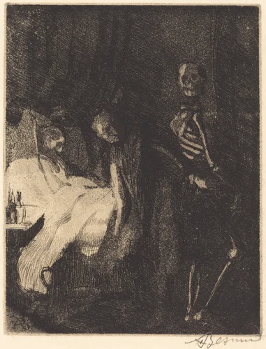 Importunate (Importune) by Albert Besnard, print, 1900