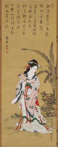 Chinese Beauty by Kubo Shunman (窪俊満), painting, 1780-1820