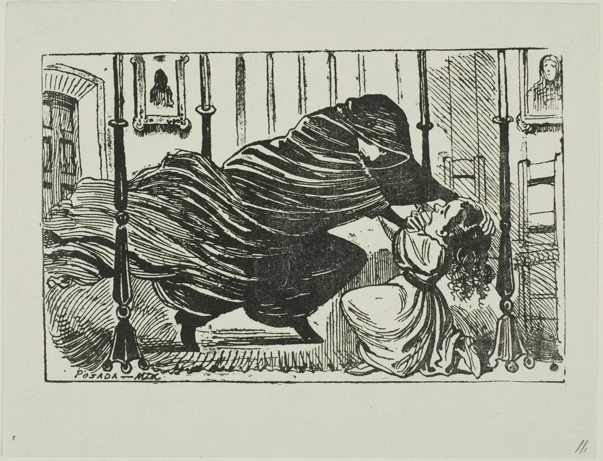 Illustration for a Story by José Guadalupe Posada, print, 1871-1913