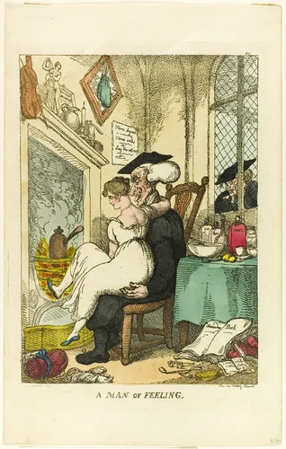 A Man of Feeling by Thomas Rowlandson, print, 1811
